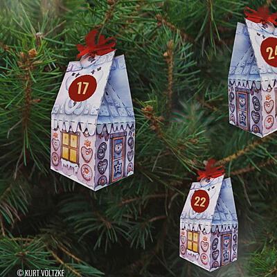 Adventskalender basteln Vorlagen