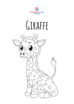 Giraffe Ausmalbild