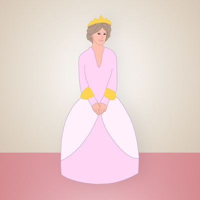 Ausmalbild Prinzessin