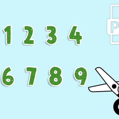 Zahlen Vorlagen zum Ausdrucken