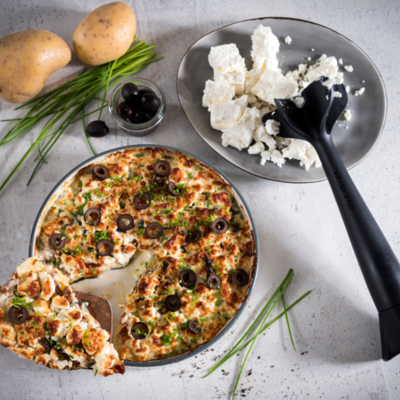 Mediterranes Kartoffel-Zucchini-Gratin