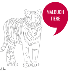 Malbuch Tiere