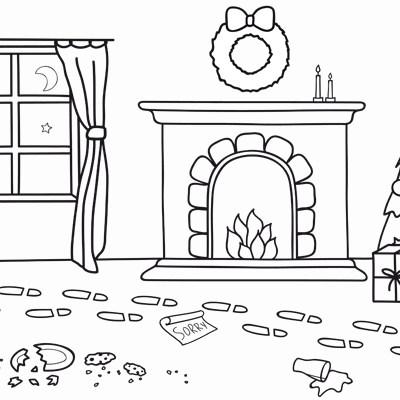 Ausmalbild Weihnachten