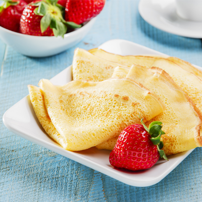 Vegane Pfannkuchen ohne Ei und Milch