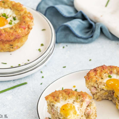 herzhafte Frühstückmuffins