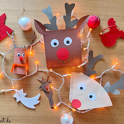 Rentier basteln