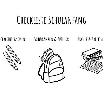 Checkliste Schulbeginn