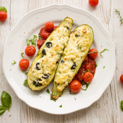 Rezept Gefüllte Zucchini Vegetarisch
