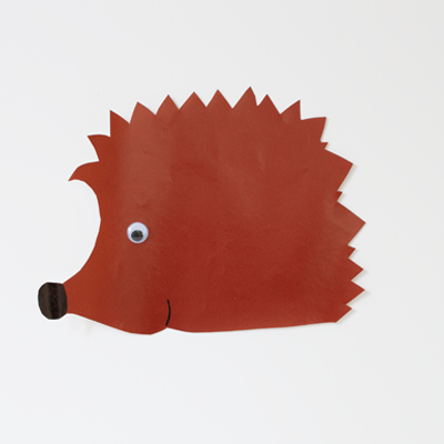 Igel basteln Vorlage - Bastelvorlage Igel