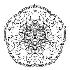 Halloween Mandalas für Erwachsene