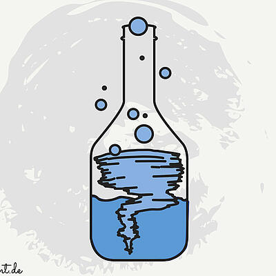 Tornado in der Flasche - Experiment für Kinder Tornado in der Flasche - Experiment für Kinder