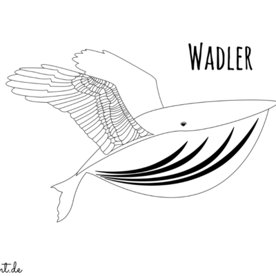 Ausmalbild Wadler