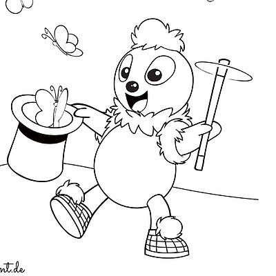 Ausmalbilder Pittiplatsch 