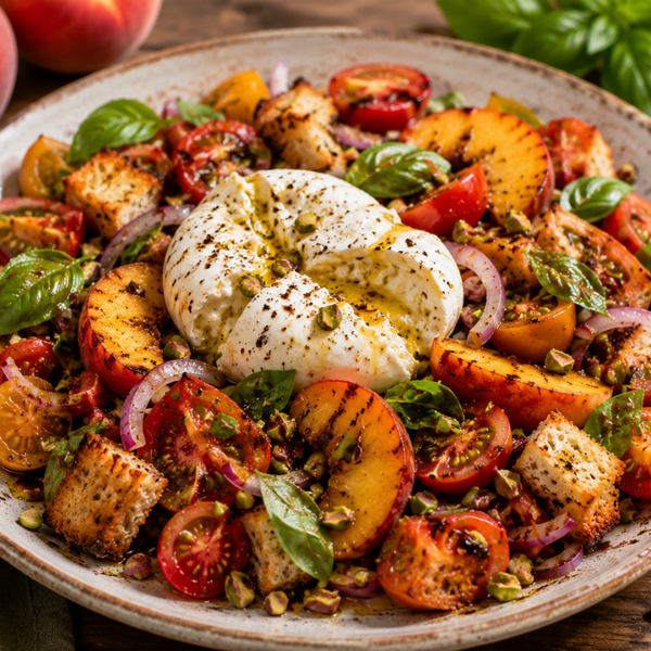 Pfirsich Panzanella
