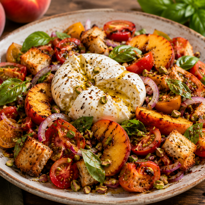 Pfirsich Panzanella
