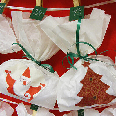 Adventskalender selber basteln
