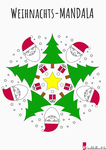 Ausmalbilder Weihnachten Mandala 