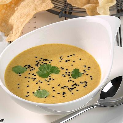 Cremiges Curry-Süppchen