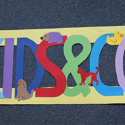 Namensschild basteln