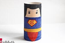 Superman basteln - Schritt 2