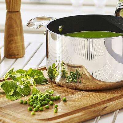 Rezept: Frische Erbsensuppe