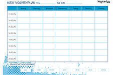 Wochenplan Vorlage 6 kapiert.de