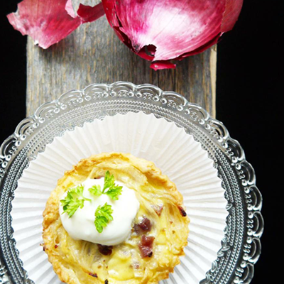 Zwiebelkuchen ohne Hefe
