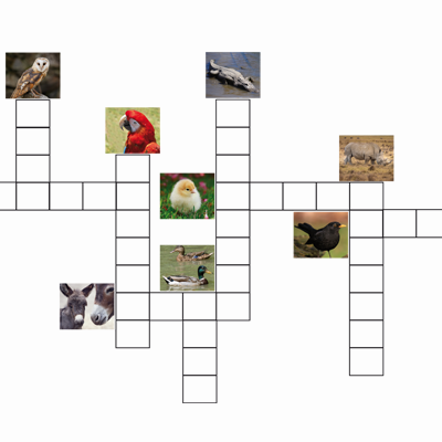 Kreuzworträtsel Tiere