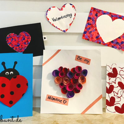 Valentinstag Karten basteln