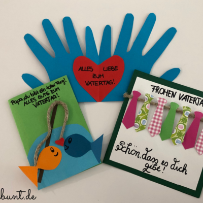 Vatertagskarten basteln