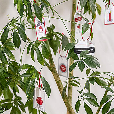 Geschenkanhänger Vorlage