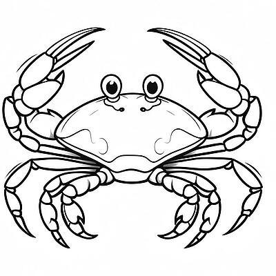 Krabbe Ausmalbild