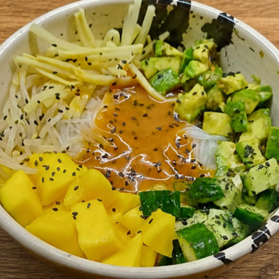 Glasnudelbowl