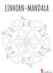 Einhorn Mandala - Ausmalbild 2