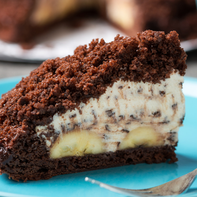 Maulwurfkuchen mit Banane