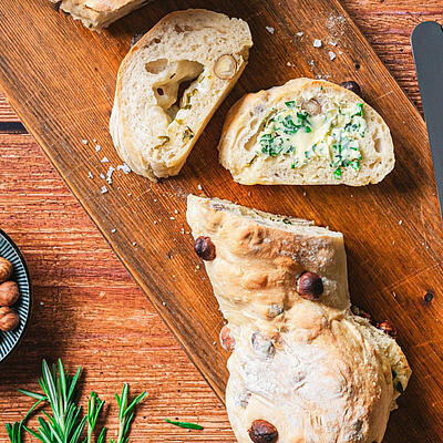 Kräuterbaguette selbst machen