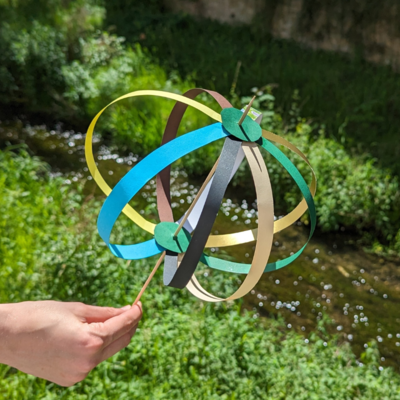 Papier-Spinner basteln