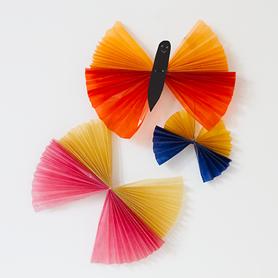 Schmetterlinge basteln