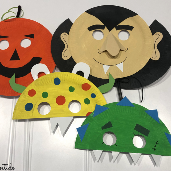 Halloween Masken basteln