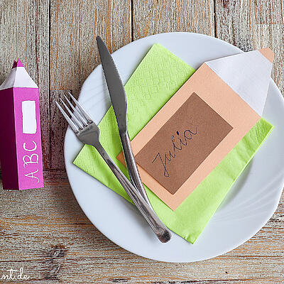 Basteln zur Einschulung