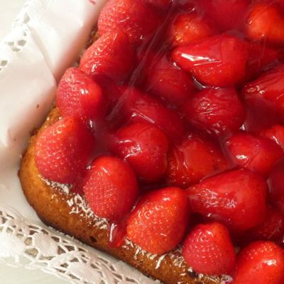 Erdbeerkuchen vom Blech