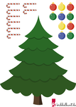 Weihnachtsbaum Vorlage 2