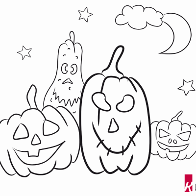 Ausmalbild Halloween