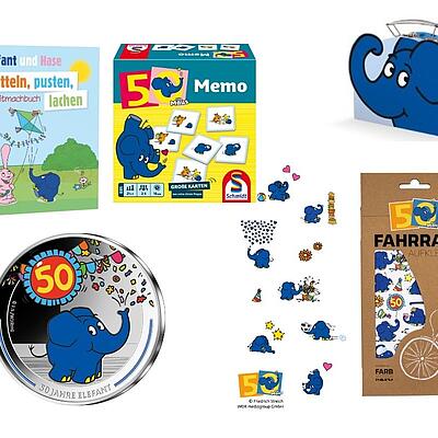 Gewinne zu der Sendung mit dem Elefanten