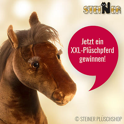 XXL-Plueschpferd