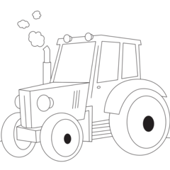 Traktor Ausmalbild