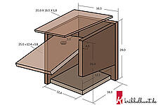 Vogelhaus Bauanleitung zum Ausdrucken