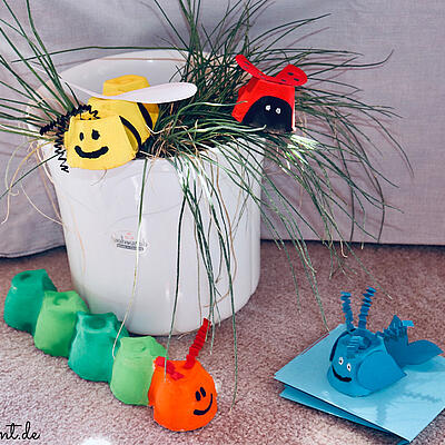 Basteln mit Eierkartons