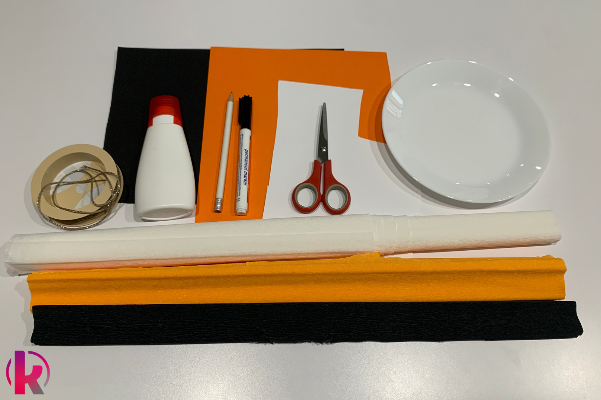 Tiger Faschingsfiguren basteln - Utensilien Tiger Faschingsfiguren basteln - Utensilien