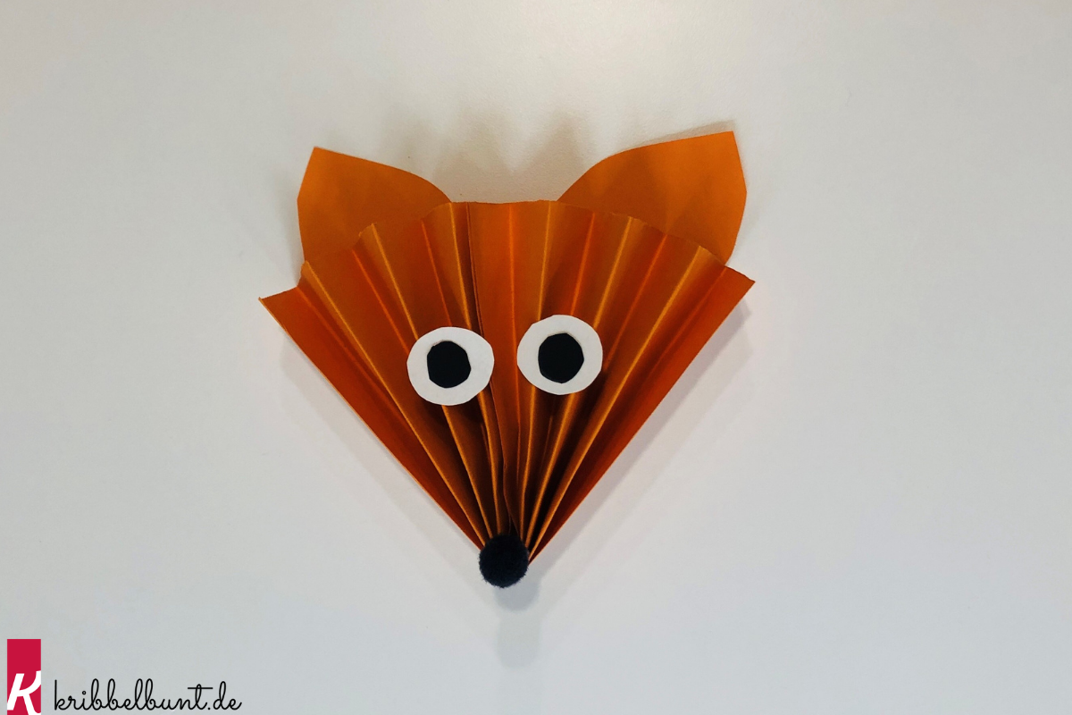Fuchs basteln - aus Papier
